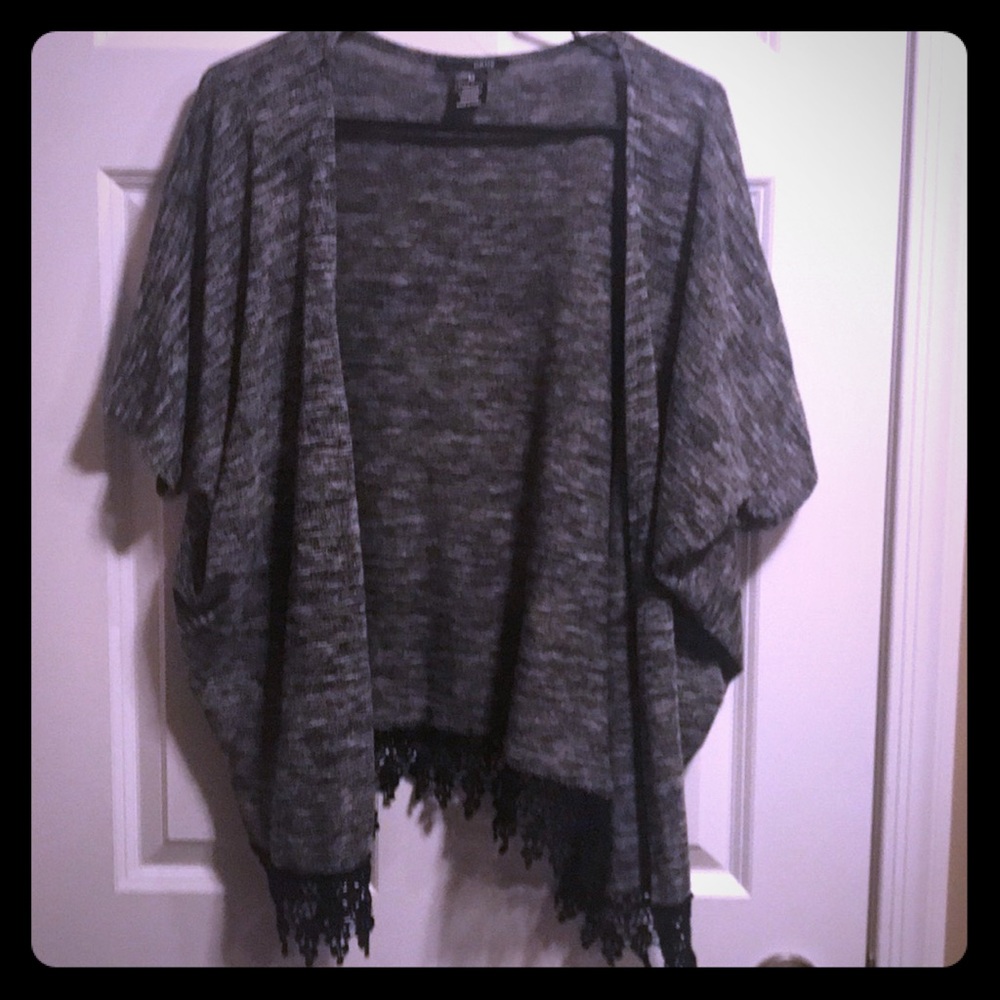Short sleeve cardigan